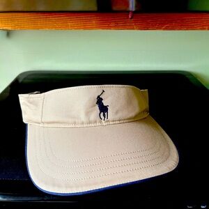 Ralph Lauren Tan Polo Visor